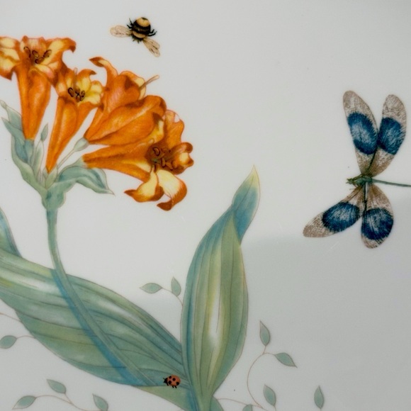 Lenox Butterfly Meadow Dragonfly accent plate. NWT! Very pretty! - Picture 5 of 12